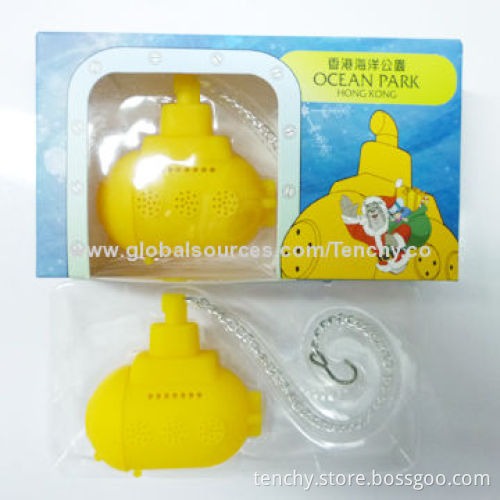 Promotional Submarine Shape Silicone Tea Infuser